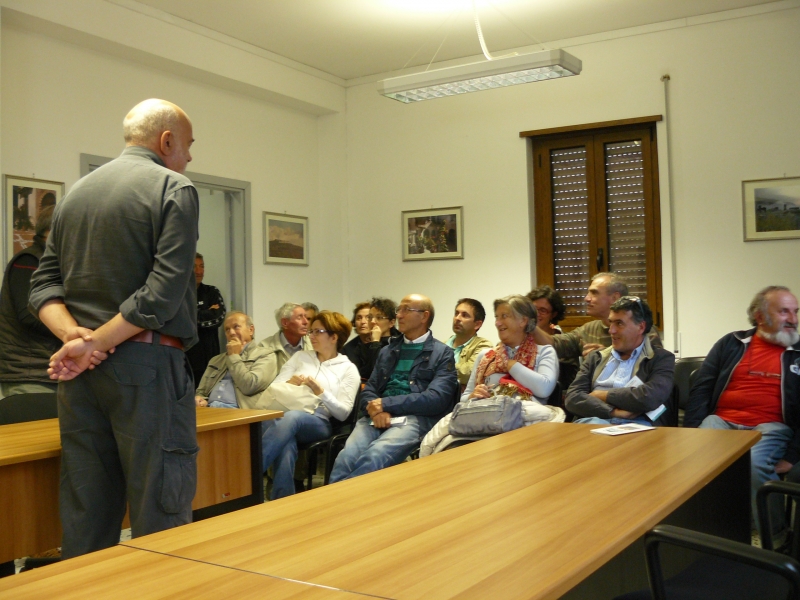 L'intervento di Oreste Federico del Cogesa Spa