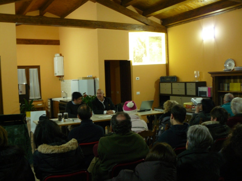 Un momento dell'incontro di San Demetrio Nè vestini