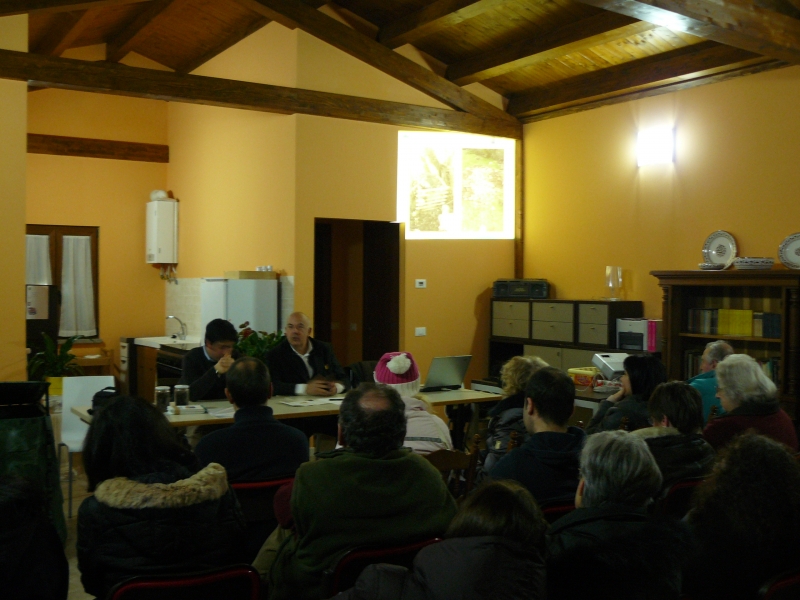 Un momento dell'incontro di San Demetrio Nè vestini