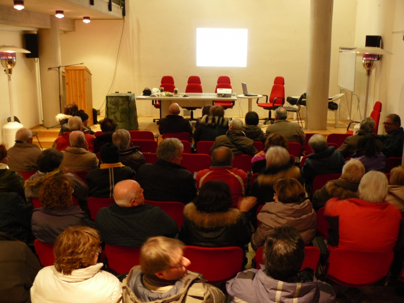 I cittadini intervenuti all'incontro